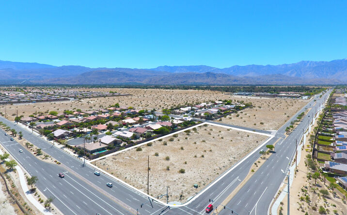 Pictures of Land property located at Gerald Ford Drive & Portola Avenue, Palm Desert, CA 92211 for sales - image #1