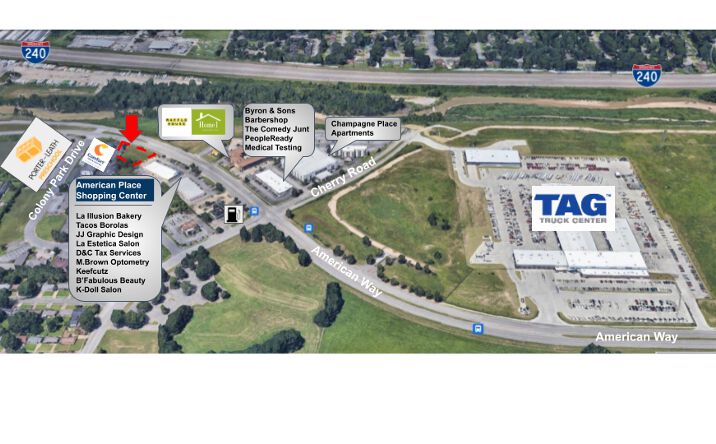 Pictures of Land property located at 0 American Way, Memphis, TN 38118 for sales - image #1