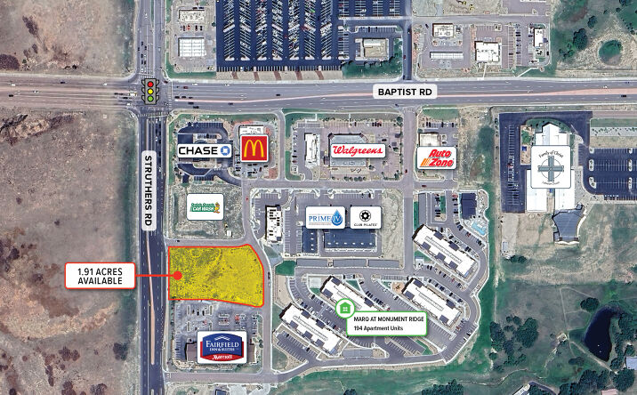 Pictures of Land property located at 885 W Baptist Road, Colorado Springs, CO 80132 for sales - image #1