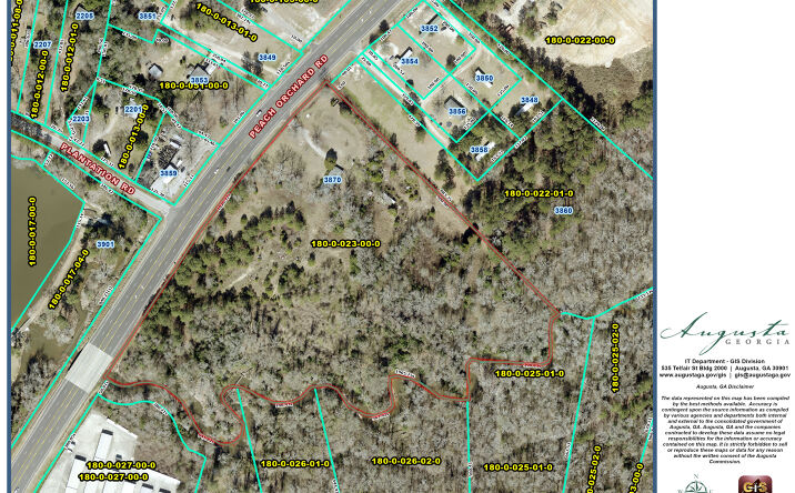 Pictures of Land property located at 3870 Peach Orchard Rd, Augusta, GA 30906 for sales - image #1