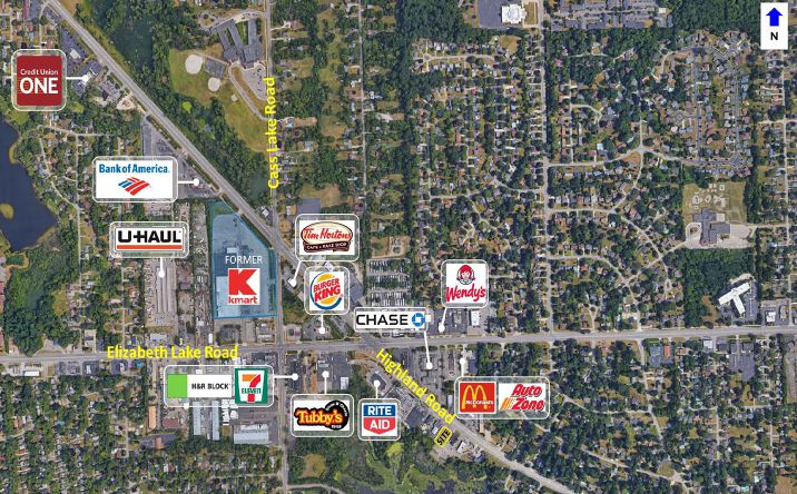Pictures of Land property located at 3121 West Huron Road, Waterford Township, MI 48328 for sales - image #1