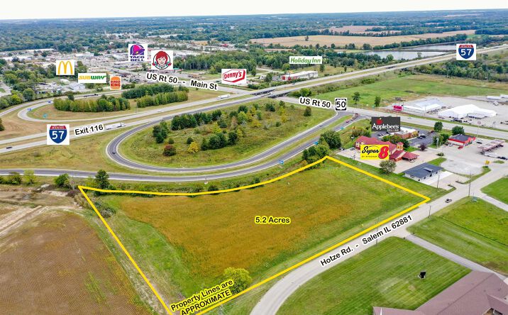 Pictures of Land property located at 130 N Hotze Road, Salem, IL 62881 for sales - image #1