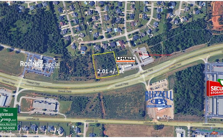 Pictures of Land property located at Russell Pkwy 2.01 acres, Warner Robins, GA 31088 for sales - image #1