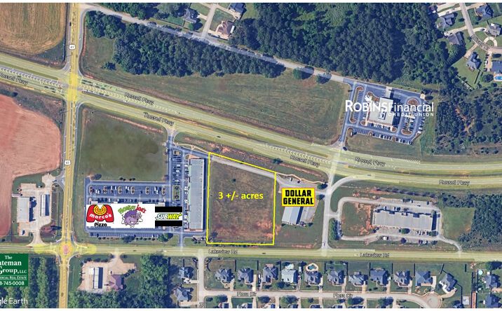 Pictures of Land property located at Russell Pkwy 3.0 acres, Warner Robins, GA 31088 for sales - image #1