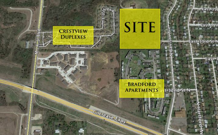 Pictures of Land property located at SE of E 36th St N and Martin Luther King Blvd, Tulsa, OK 74106 for sales - image #1
