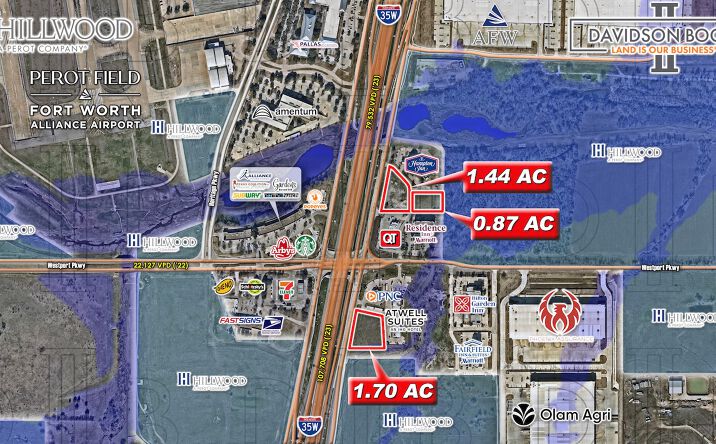 Pictures of Land property located at NEQ & SEQ -135 & Westport PKWY, Fort Worth, TX 76177 for sales - image #1