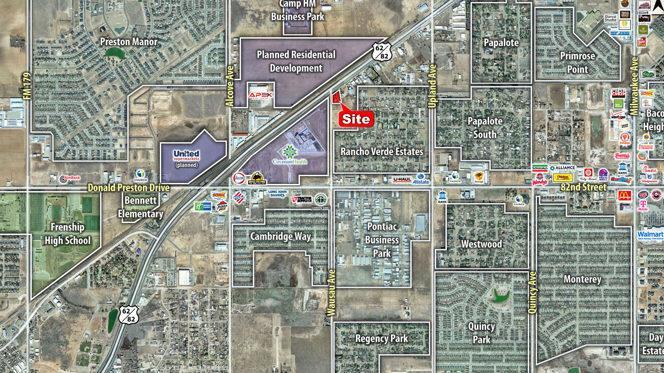 Sec Hwy 62 & Wausau Avenue, Lubbock, TX 79407