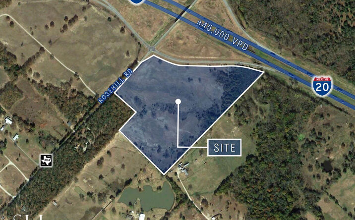 Pictures of Land property located at I-20 & Rosehill Rd, Terrell, TX 75160 for sales - image #1