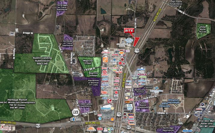 Pictures of Land property located at 3791 N Loy Lake Rd, Sherman, TX 75092 for sales - image #1