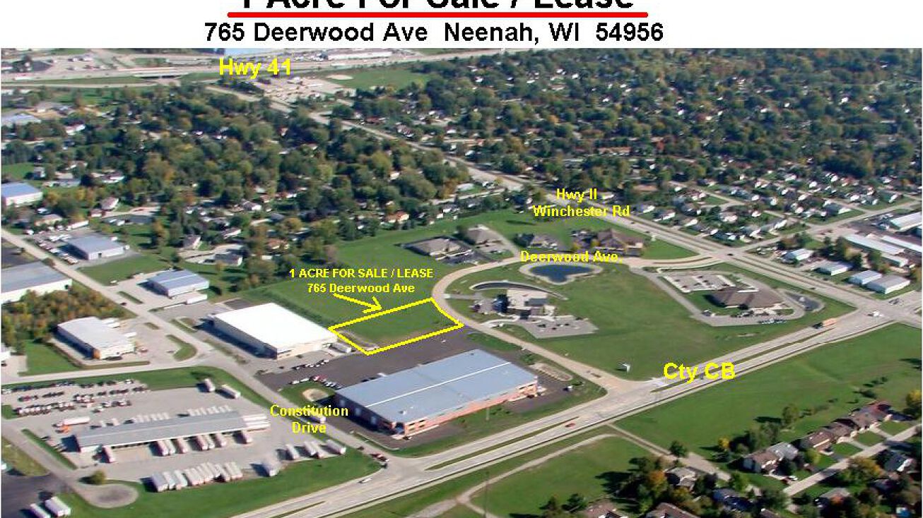 765 Deerwood Ave, Neenah, WI 54956 Land for Sale 1 Acre For Sale
