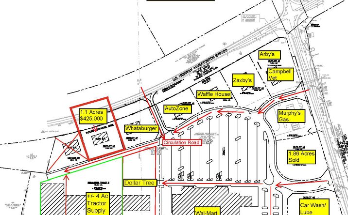 Pictures of Land property located at 101 Walmart Dr, Eatonton, GA 31024 for sales - image #1