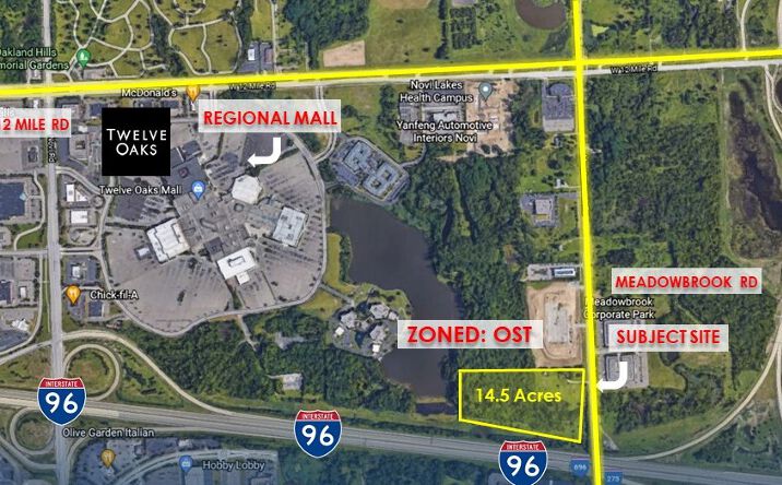 Pictures of Land property located at 26822 Meadowbrook Rd, Novi, MI 48377 for sales - image #1