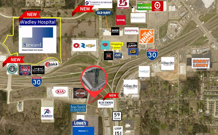 Pictures of Land property located at 702 Walton Dr, Texarkana, TX 75501 for sales - image #1