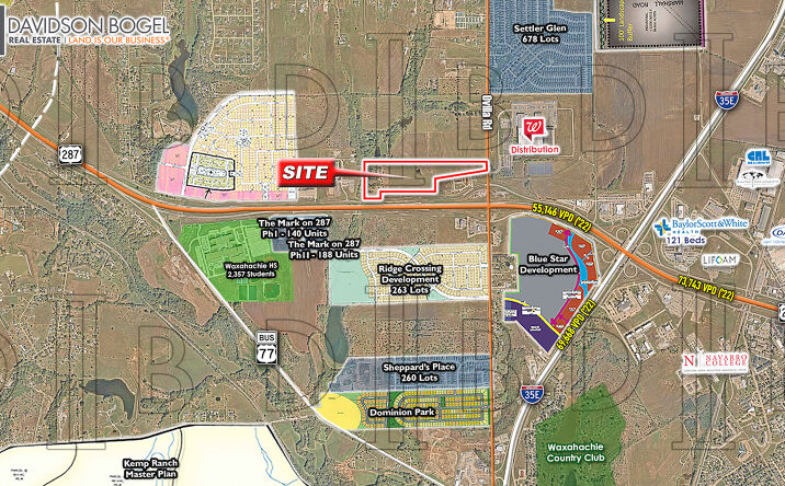 Pictures of Retail property located at NWQ - Ovilla Road & 287, Waxahachie, TX 75167 for sales - image #1
