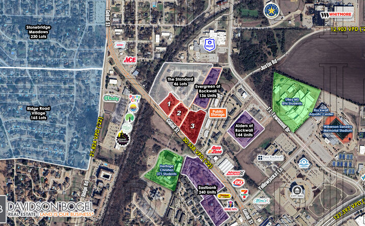 Pictures of Land property located at NEQ - S. Goliad St. (S.H. 205) & Justin Rd, Rockwall, TX 75087 for sales - image #1