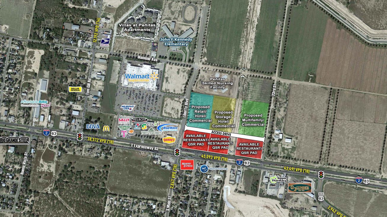 Nec US Hwy 83 & Liberty Blvd, Penitas, TX 78576