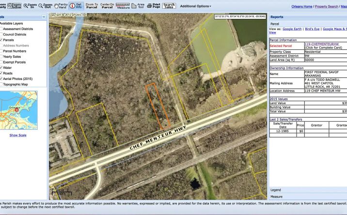 Pictures of Land property located at 119 Chef Menteur Hwy, New Orleans, LA 70129 for sales - image #1