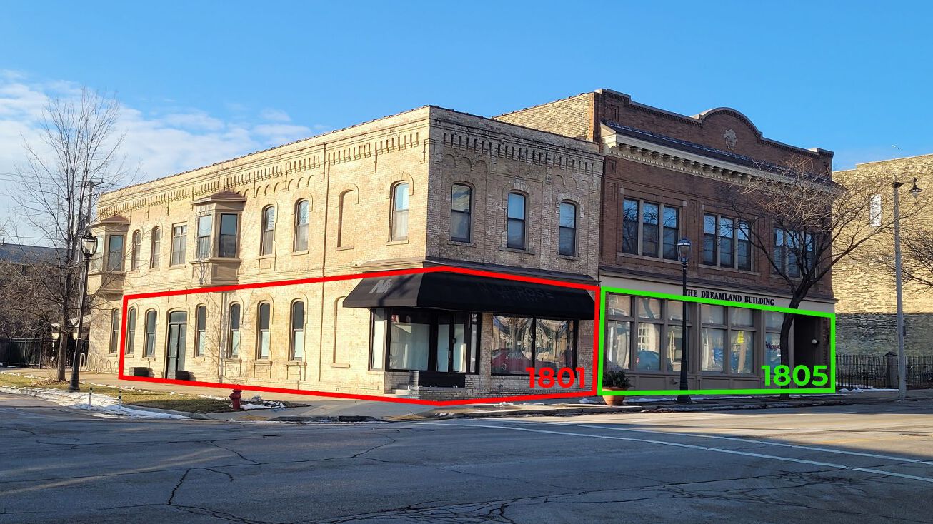 Pictures of Retail, Office property located at 1801 & 1805 North Dr. Martin Luther King Jr. Drive, Milwaukee, WI 53212 for sales - image #1