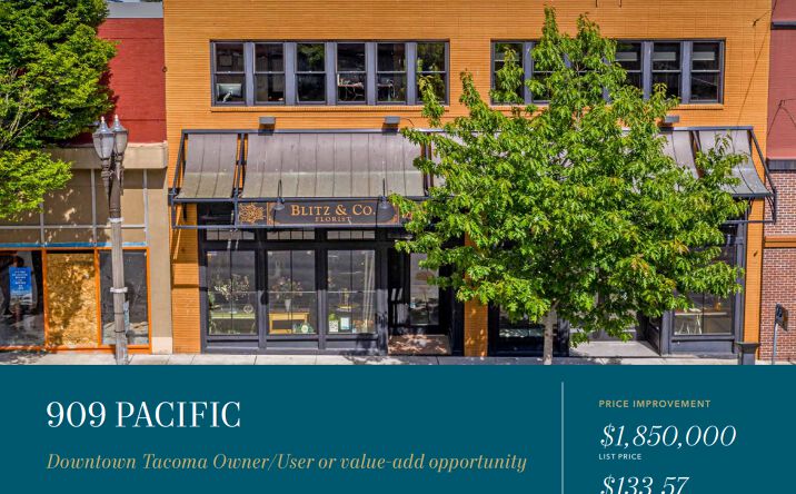 Pictures of Office, Retail property located at 909 - 911 Pacific Ave, Tacoma, WA 98402 for sales - image #1