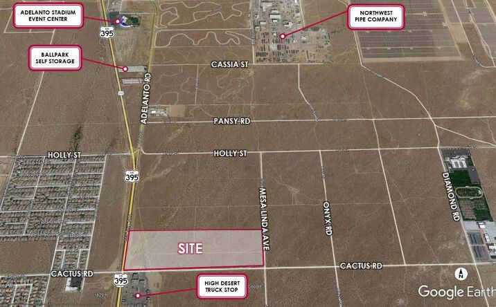 Pictures of Land property located at Hwy 395 & Cactus Rd, Victorville, CA 92392 for sales - image #1