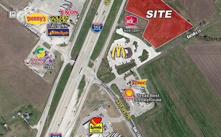Pictures of Retail property located at I-35E and Dale Evans Dr, Italy, TX 76651 for sales - image #1