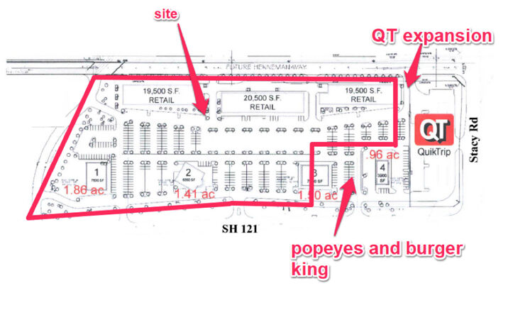 Pictures of Retail property located at NWC of SH-121 & Stacy Road, McKinney, TX 75070 for sales - image #1