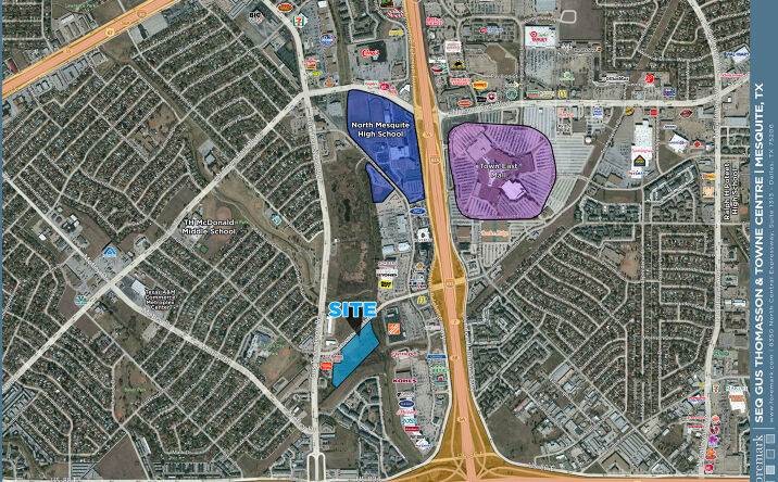 Pictures of Land property located at SEQ Gus Thomasson Road, Mesquite, TX 75150 for sales - image #1