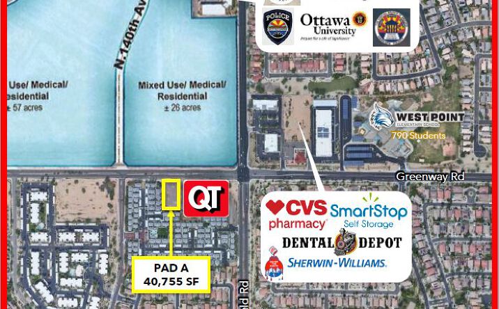 Pictures of Land, Mixed Use, Retail property located at N 140th Dr, Surprise, AZ 85379 for sales - image #1