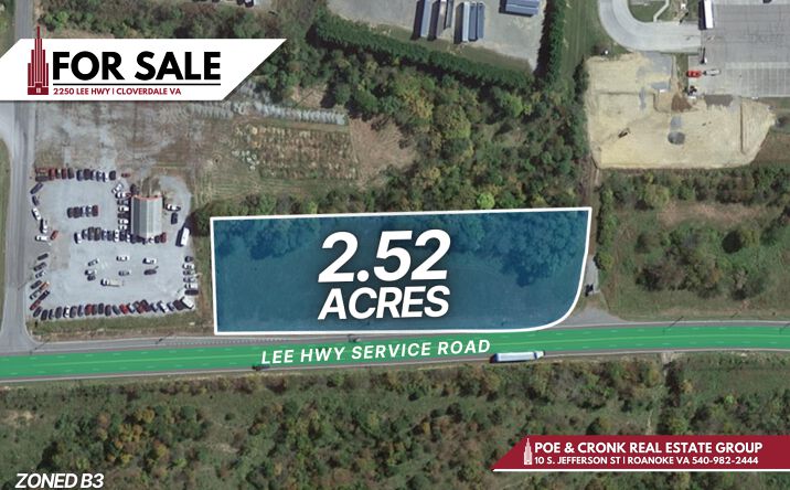Pictures of Land property located at 2250 Lee Hwy Service Rd, Cloverdale, VA 24077 for sales - image #1