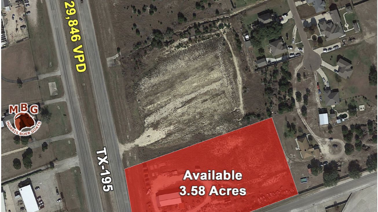 12198 TX195, Killeen, TX 76542 Land for Sale Hwy 195 Hard Corner