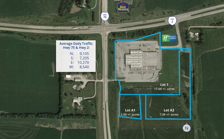 Pictures of Land property located at 1001 NE-2, Nebraska City, NE 68410 for sales - image #1