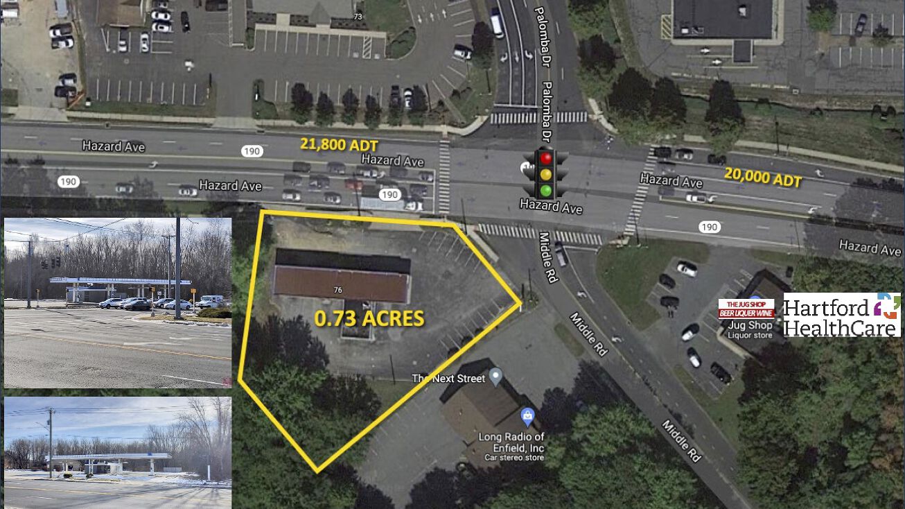 Pictures of Land property located at 76 Hazard Ave, Enfield, CT 06082 for sales - image #1