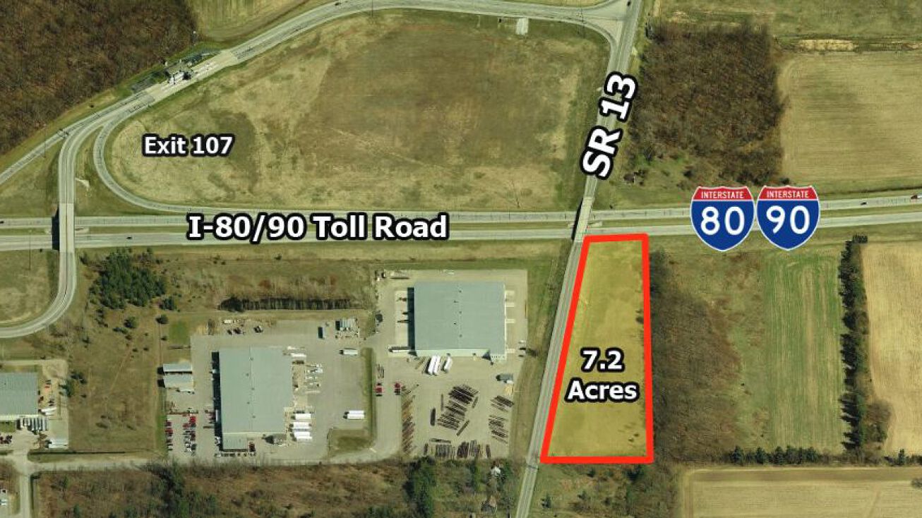 State Road 13 & I8090 Toll Road, Middlebury, IN 46540 Land for Sale