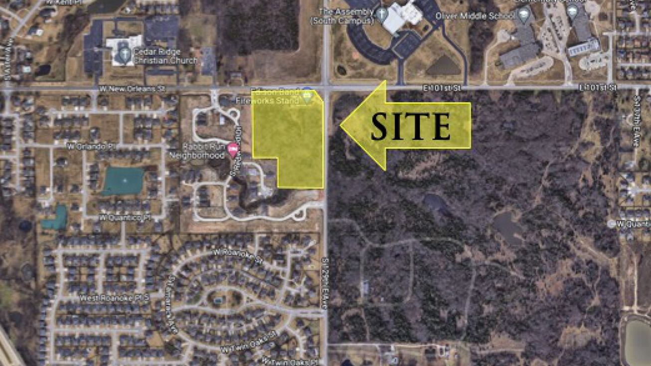 Pictures of Land property located at SW/C 101st & 129th East Ave, Broken Arrow, OK 74011 for sales - image #1