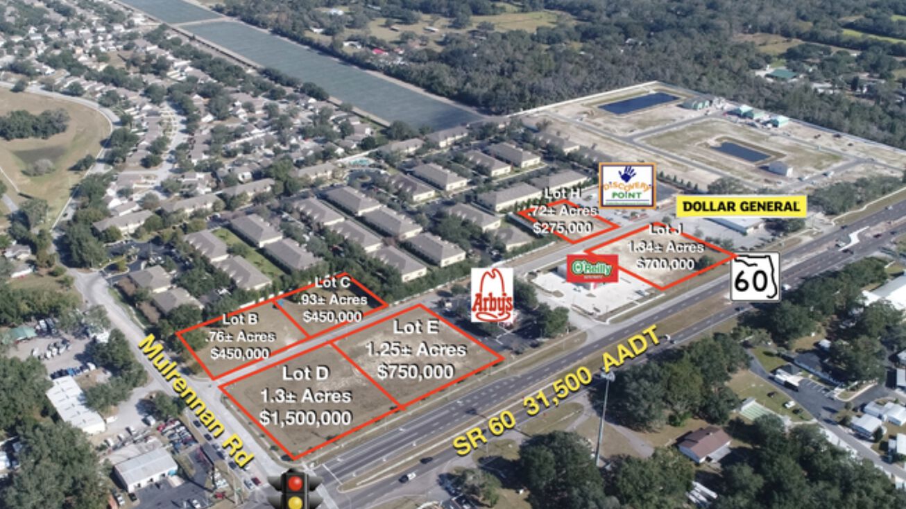 3472 E 60 Highway, Valrico, FL 33594 Land for Sale 1.25. ac at 3472