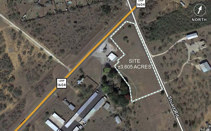 Pictures of Land property located at Loop 1604 S @ Stuart Rd, San Antonio, TX 78223 for sales - image #1
