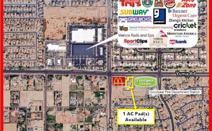 Pictures of Retail property located at SEC Sarival & Yuma, Goodyear, AZ 85338 for sales - image #1