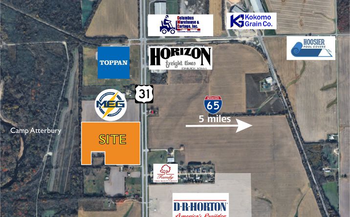 Pictures of Industrial, Land property located at US 31 & CR 700, Edinburgh, IN 46124 for sales - image #1