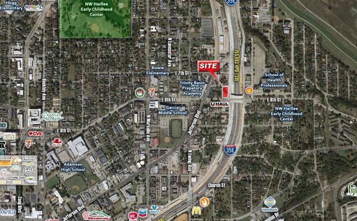 Pictures of Retail, Land property located at NWC of I-35E & E 8th St, Dallas, TX 75203 for sales - image #1