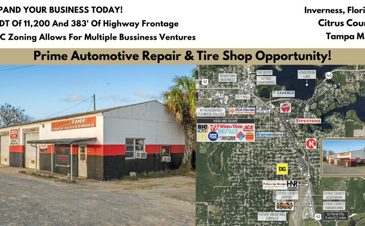 Pictures of Retail property located at 3109 S Florida Ave, Inverness, FL 34450 for sales - image #1