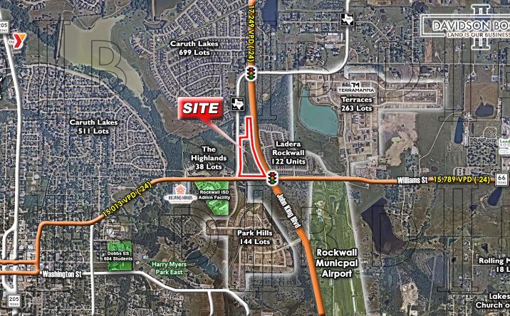 Pictures of Land property located at John King Blvd, Rockwall, TX 75087 for sales - image #1