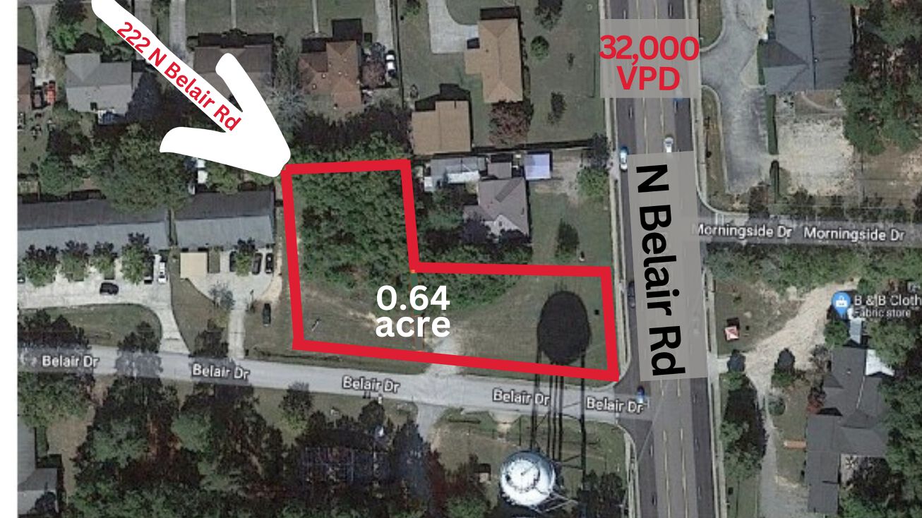 222 N Belair Rd, Evans, GA 30809 Land for Sale 222 N. Belair Road