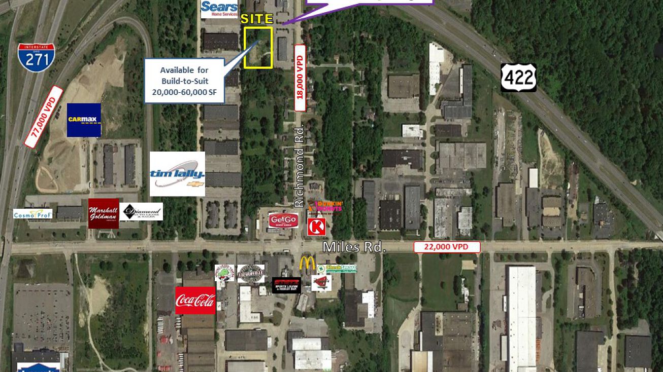 Pictures of Land property located at 4844 Richmond Road, Warrensville Heights, OH 44122 for sales - image #1