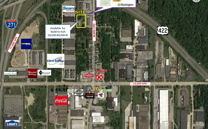 Pictures of Land property located at 4844 Richmond Road, Warrensville Heights, OH 44122 for sales - image #1