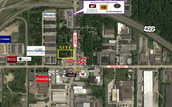 Pictures of Land property located at Richmond Road & Miles Road, Warrensville Heights, OH 44128 for sales - image #1