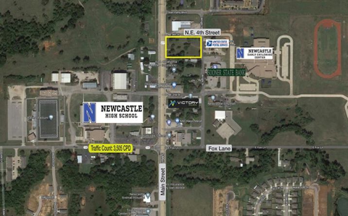 Pictures of Land property located at N.E. 4th Street & N. Main Street, Newcastle, OK 73065 for sales - image #1