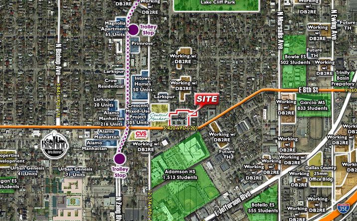 Pictures of Multifamily property located at 205 E. Davis & 321 N. Patton Ave., Dallas, TX 75203 for sales - image #1