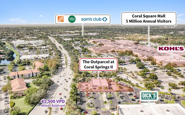 Pictures of Retail property located at 8931 W Atlantic Blvd, Coral Springs, FL 33071 for comps - image #1