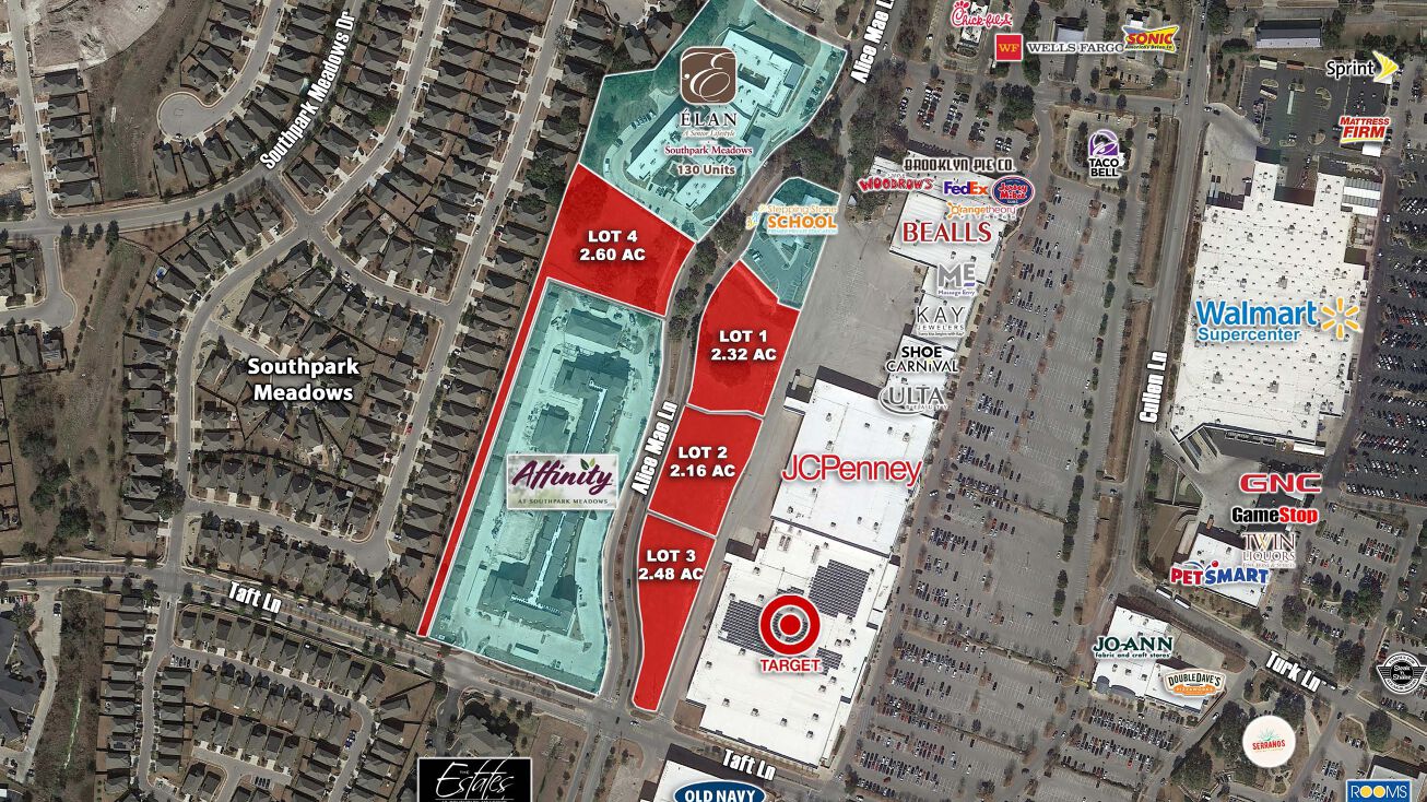 Alice Mae Ln & Taft Ln , S Slaughter Ln, Austin, TX 78748 Land for