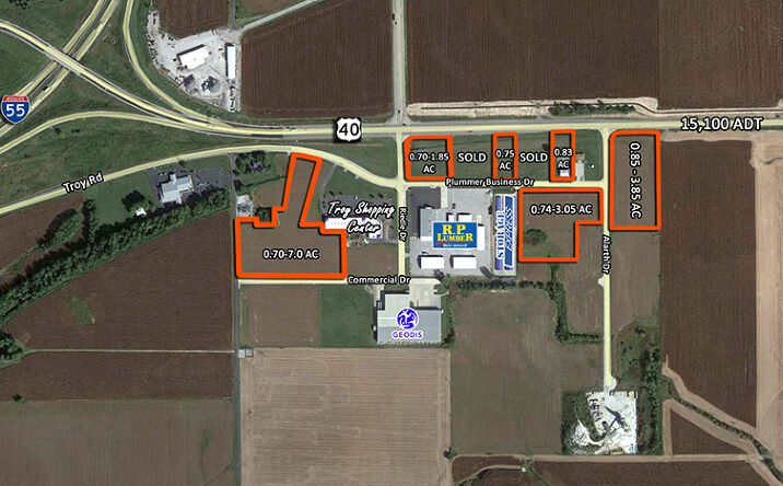 Pictures of Land property located at 7701 Plummer Business Dr, Troy, IL 62294 for sales - image #1